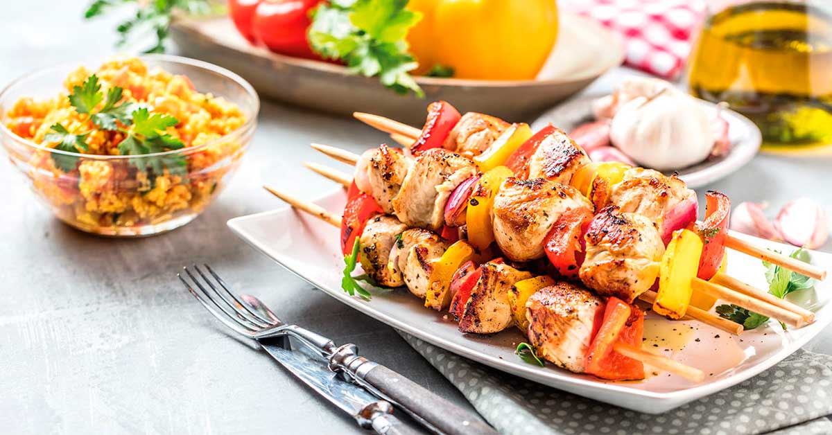 brochetas originales barbacoa verano
