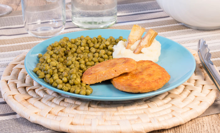 Hamburguesa de pavo cocinada