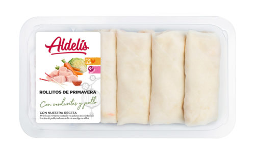 Rollitos de primavera con pollo