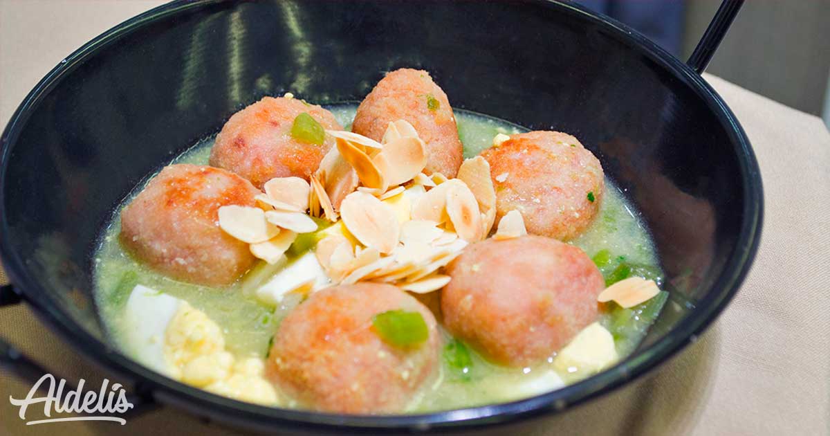 receta albondigas pollo