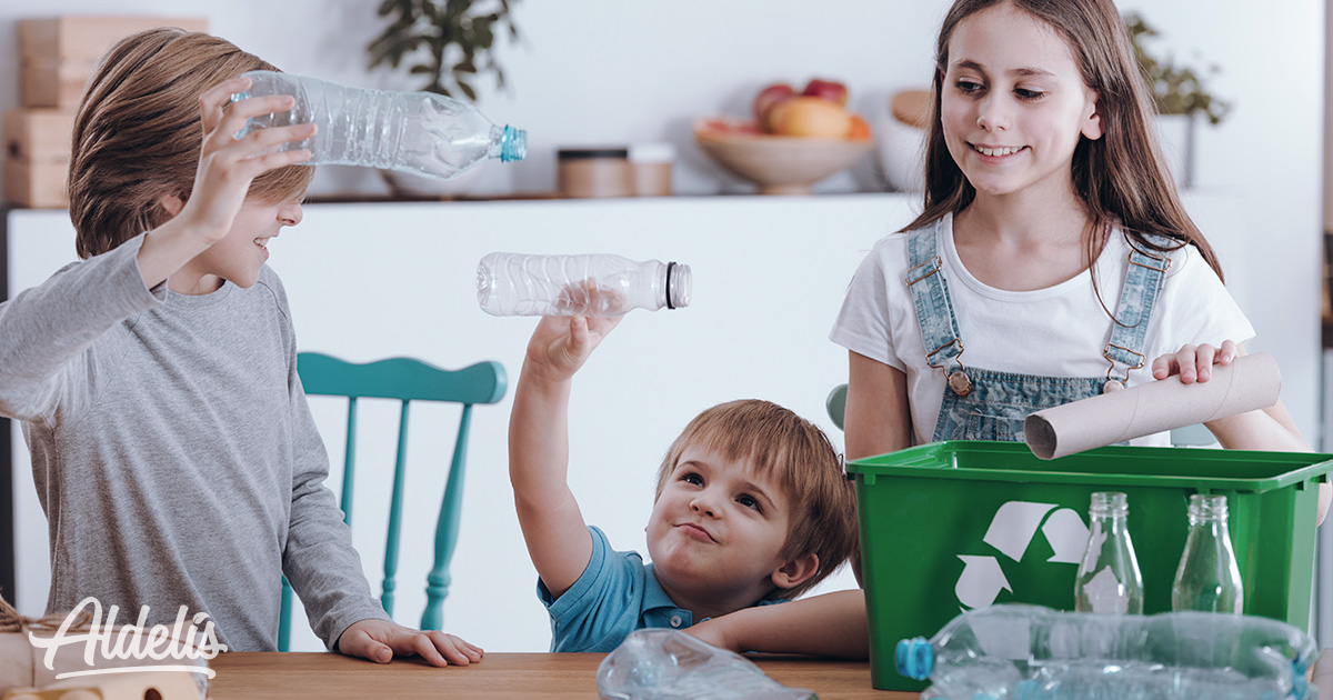 manualidades con niños reciclaje