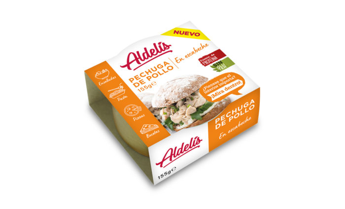 CONSERVA PECHUGA POLLO ESCABECHE ALDELÍS 155g