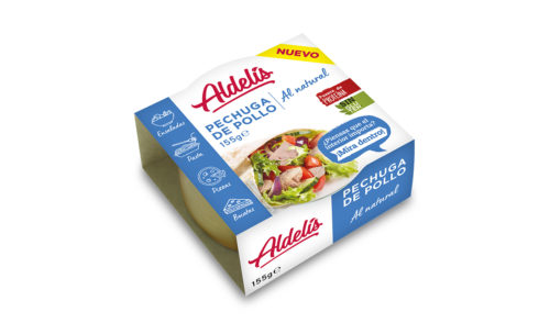 CONSERVA PECHUGA POLLO NATURAL ALDELÍS 155g