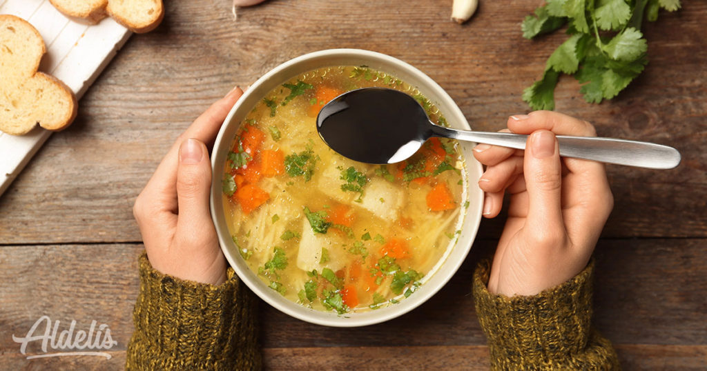 Sopa de pollo Aldelís