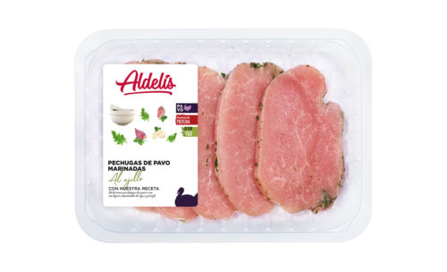 Pechugas de pavo al ajillo