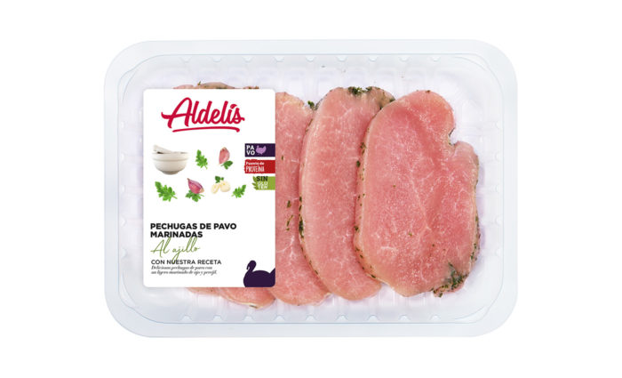 Pechugas de pavo al ajillo