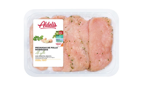 Pechugas de pollo al ajillo