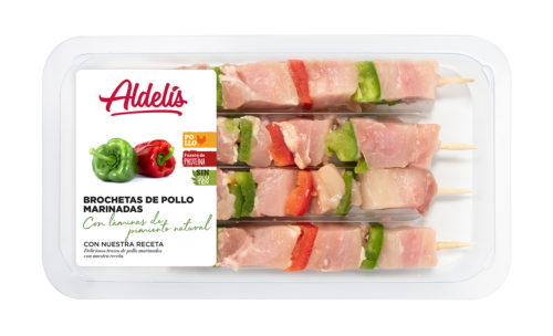 brochetas de pollo marinadas