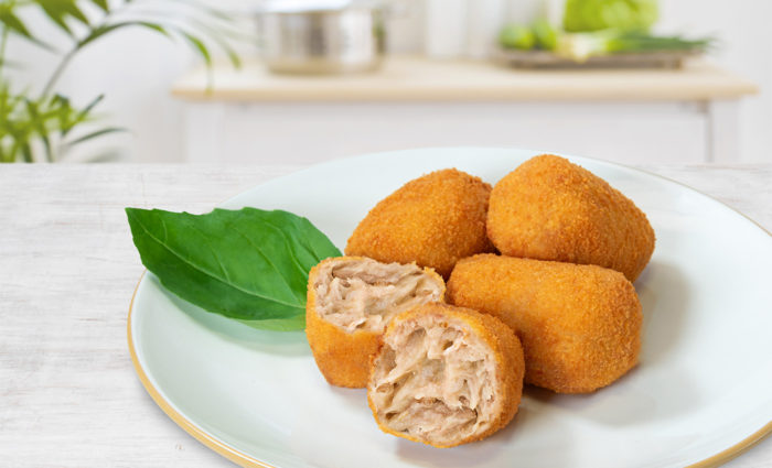 Croquetas de cocido cocinadas