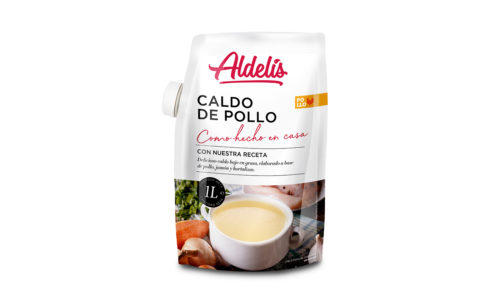 Caldo de Pollo Aldelís delantera