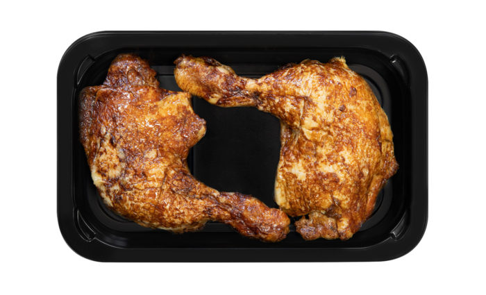 Muslos de pollo asados al horno situación