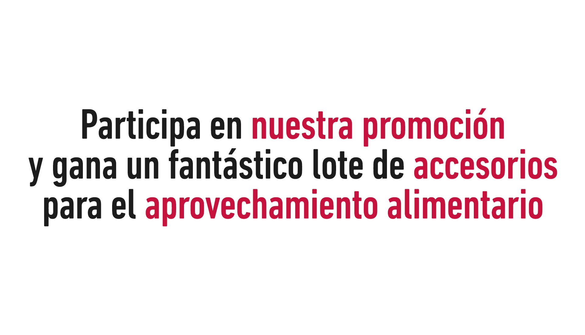 Texto Promoción Centrado