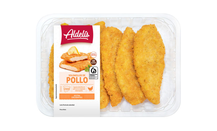 Solomillos de pollo empanado