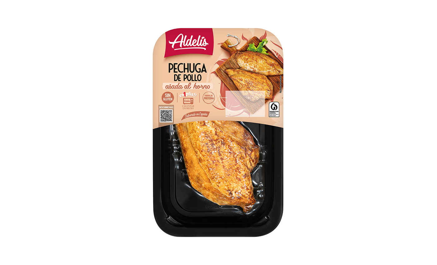 PECHUGA DE POLLO ASADA AL HORNO - Aldelís