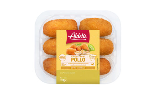 Croquetas de pollo cocinado rápido