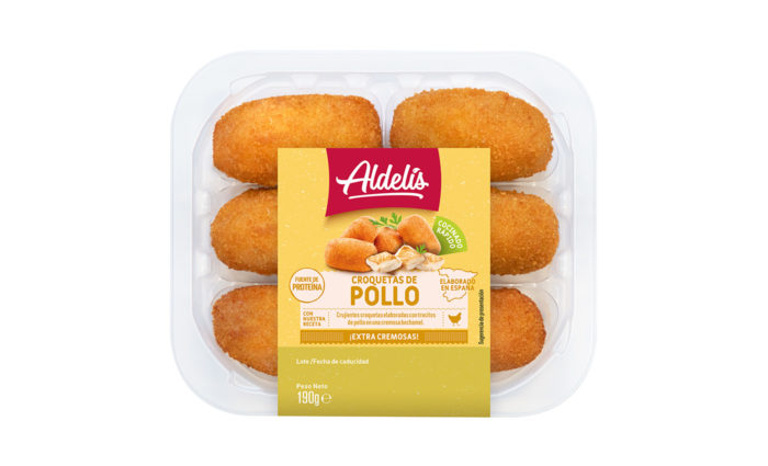 Croquetas de pollo cocinado rápido