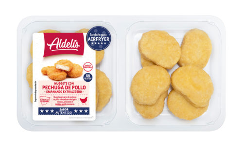 Nuggets pechuga pollo empanado extraligero