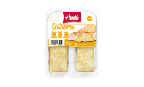 Tortita Pollo Quesos Fundidos