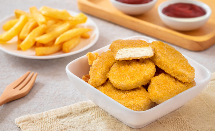 Nuggets de pechuga de pollo extracrujientes