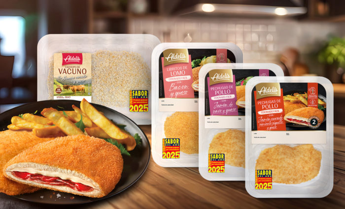 Pechuga Pollo Jamón Piquillo Queso Empanado Premiado Sabor Gama