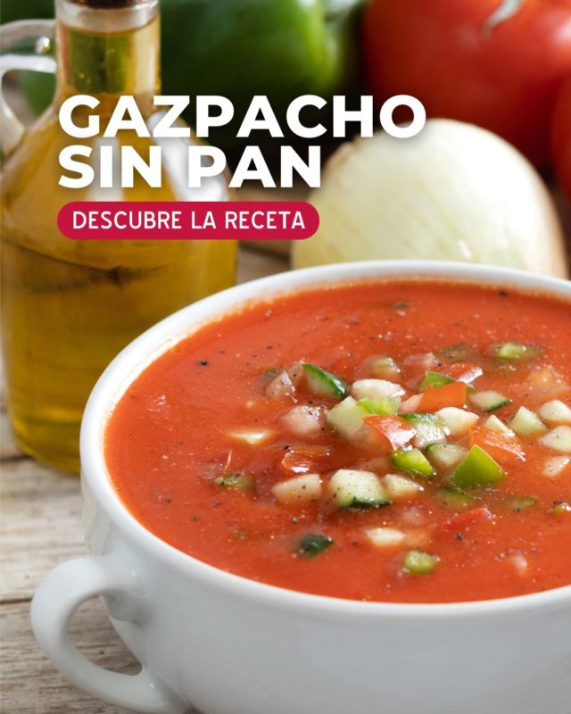 Llega el calor y no apetece cocinar, ¿verdad? 

🥒🍅 Aquí os dejamos nuestra receta de gazpacho sin pan para disfrutar de una comida o cena ligera, fresca y saludable. Desliza para ver los ingredientes. 

👩‍🍳Preparación👨‍🍳
Tritúralo todo con tu robot de cocina y si quieres una textura más fina, pásalo por el chino. 

Consejito Aldelís🌟 Si preparas distinta cantidad recuerda siempre que tienes que poner 4 veces más de tomate que de pepino. Así siempre te quedará perfecta.

Guárdate este post para recurrir a él cuando lo necesites. 

#gazpacho #recetagazpacho #recetasaldelís #aldelís #recetasrápidas #recetassaludables